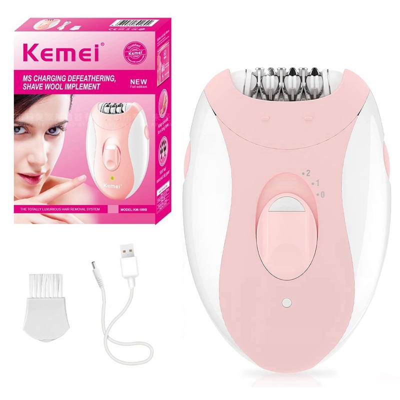 Epilator Wireless - Kemei Epilatore da donna Depilazione elettrica