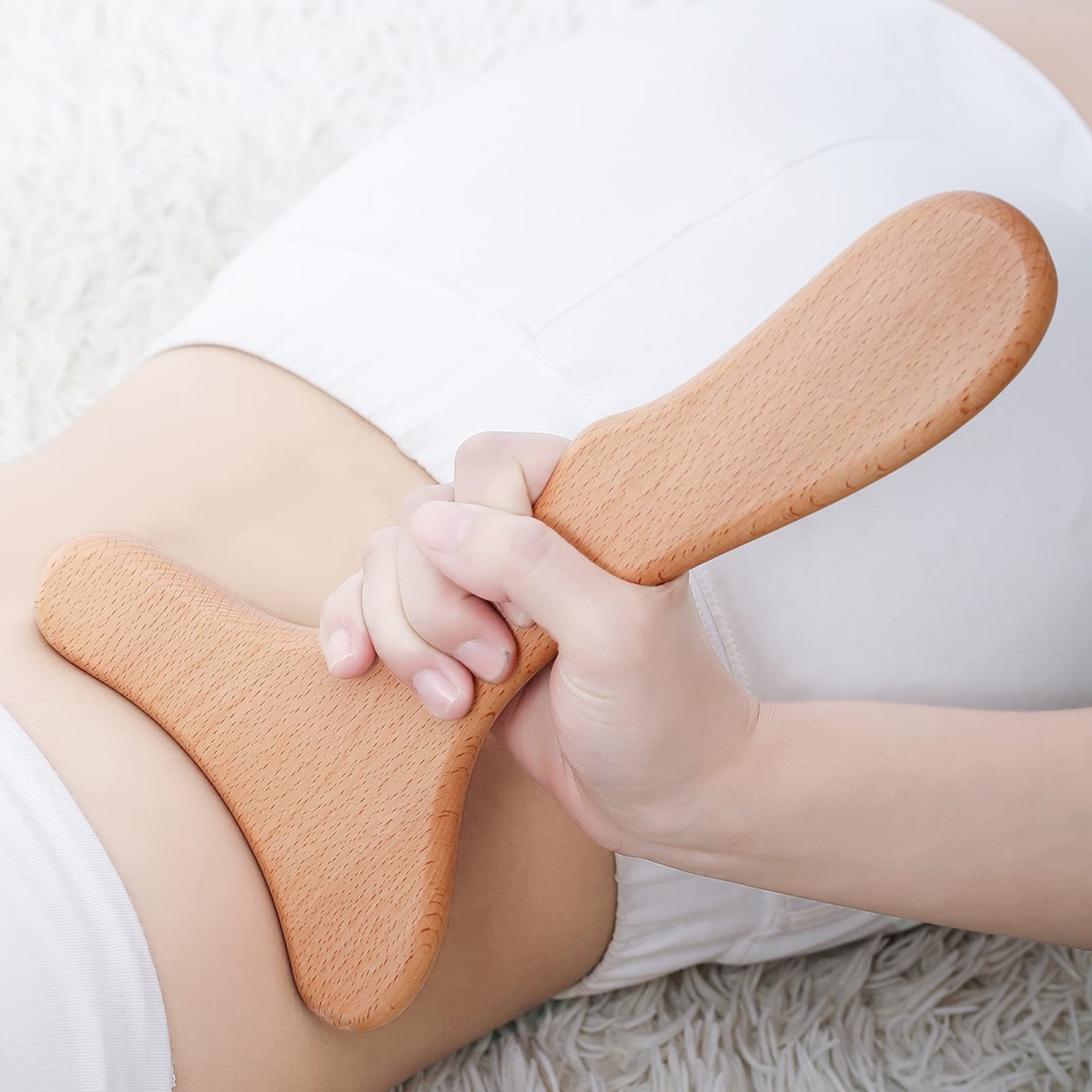 Home Spa Wellness - Strumento per Modellamento Corpo in Legno,
