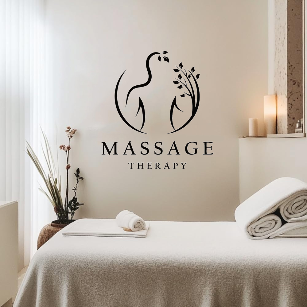 Home Spa Wellness - Adesivo da parete in vinile per