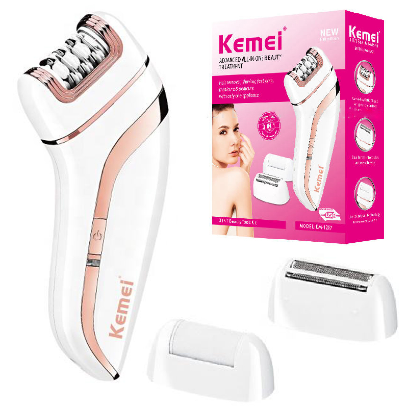 Epilator Wireless - Originale Kemei 3 in1 epilatore elettrico